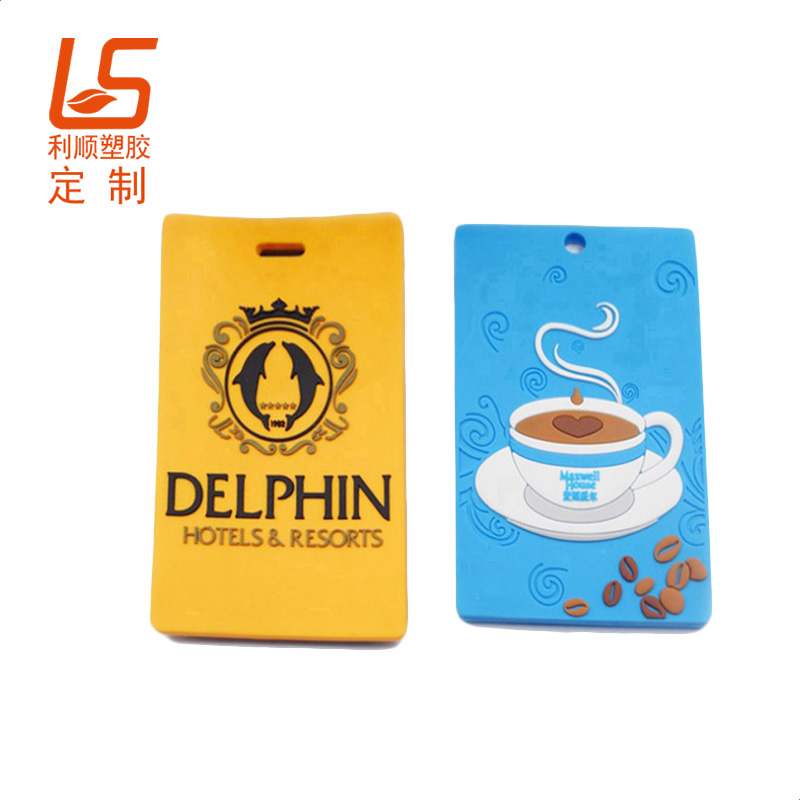 定制PVC软胶行李牌/滴胶卡套 卡通立体效果厂牌1