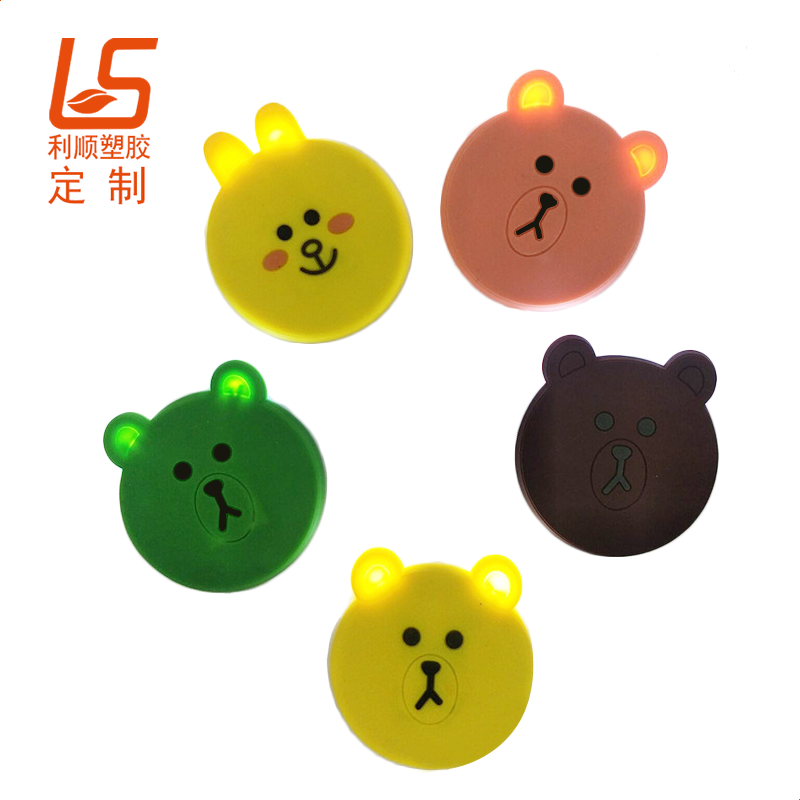 硅胶LED发光化妆镜定制