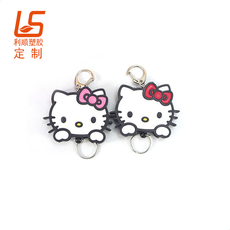 定制硅胶公仔易拉扣 证件套易拉扣挂绳