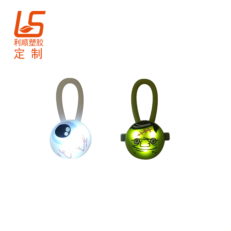 定制LED发光宠物项圈吊坠 宠物LED发光项圈吊坠