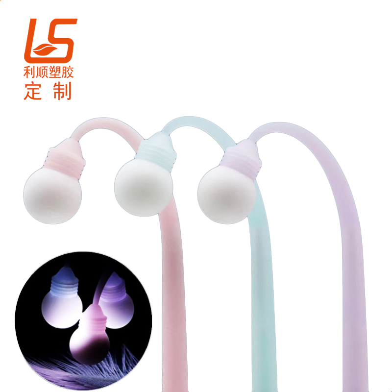 定制LED发光圆珠笔 发光公仔圆珠笔发光中性笔 (2)