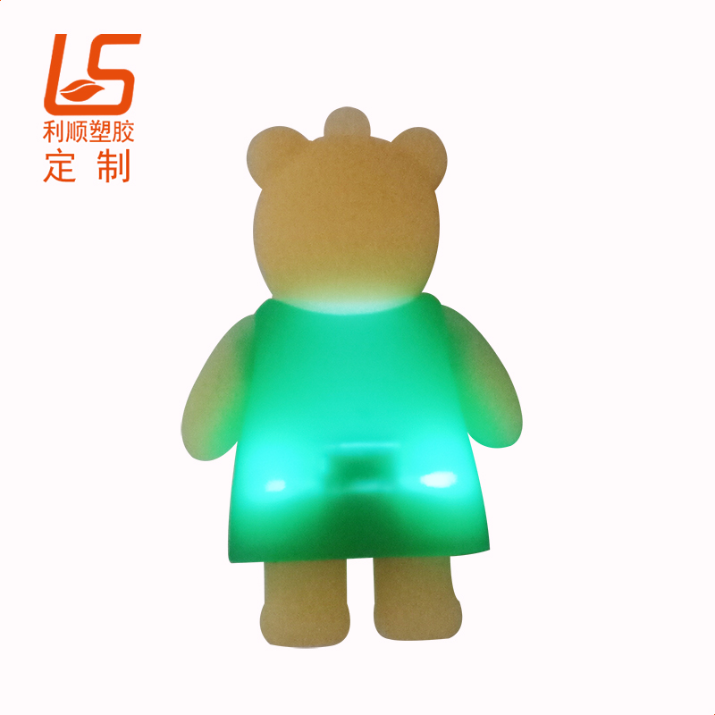 定制星巴克LED发光公仔 星巴克小熊LED灯公仔星巴克立体公仔发光灯 (3)