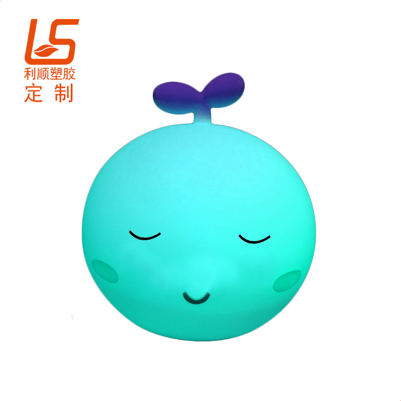 定制硅胶LED夜灯 声控LED硅胶灯