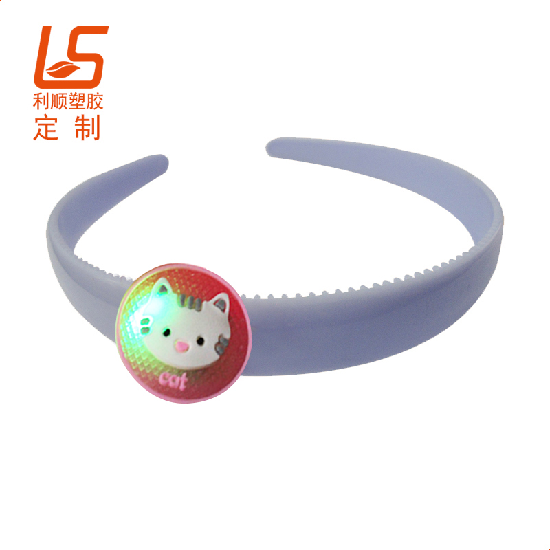 定制儿童LED发光发卡 夜间警示LED驱蚊发光发夹