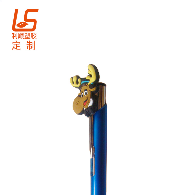 定制PVC软胶公仔笔盖 卡通公仔笔盖