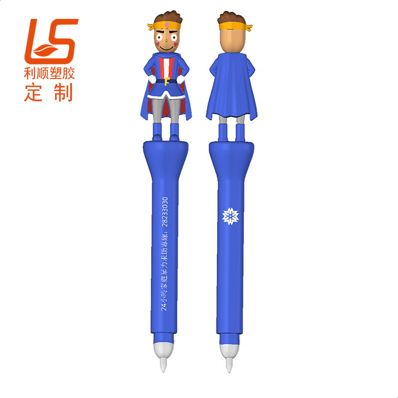 定制硅胶卡通中性笔 立体公仔中性笔