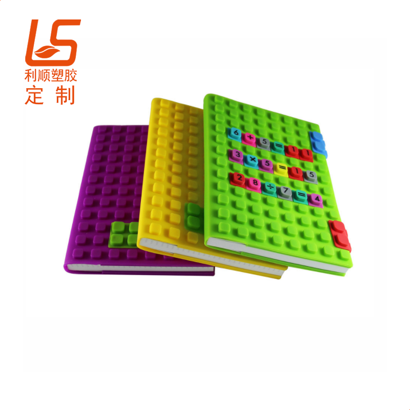 定制卡通硅胶笔记本 硅胶记事本封面
