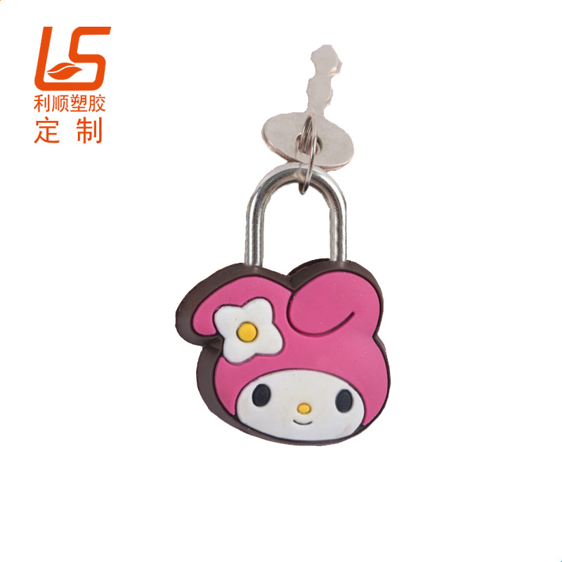 定制硅胶公仔迷你锁 立体公仔迷你挂锁