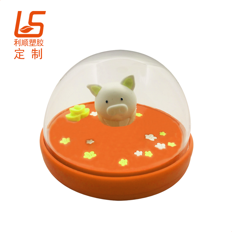 定制保温瓶硅胶瓶盖 卡通硅胶立体公仔瓶盖硅胶瓶盖 (1)