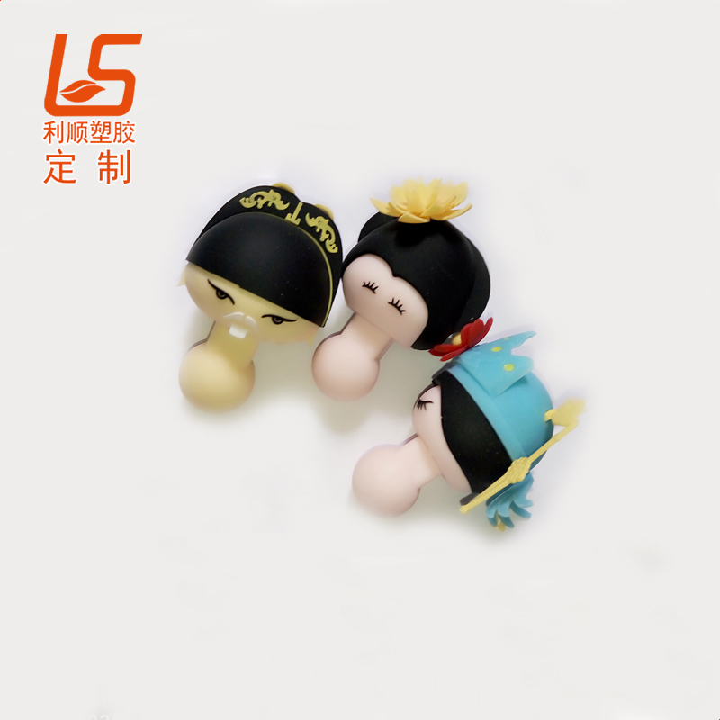 定制食品级硅胶酒瓶塞 立体公仔硅胶啤酒瓶塞