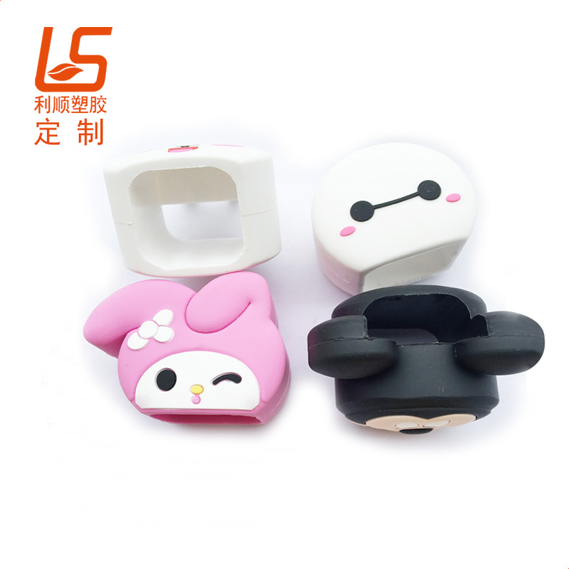 定制充电器公仔套 硅胶公仔充电器套