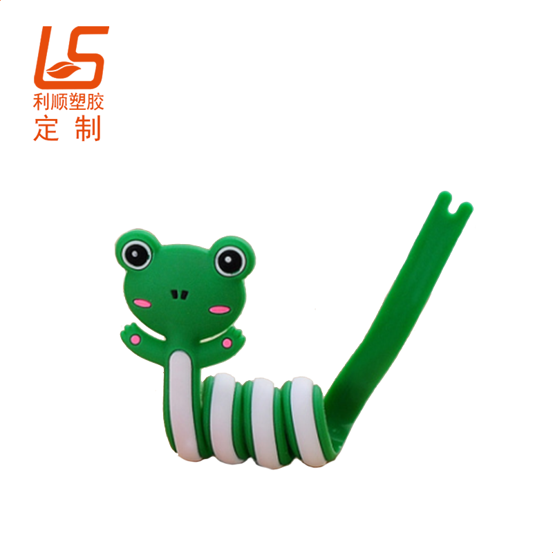 定制数据线卡通缠线器 耳机线软胶绑线器