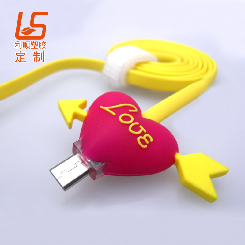 定制卡通公仔数据线接头装饰套