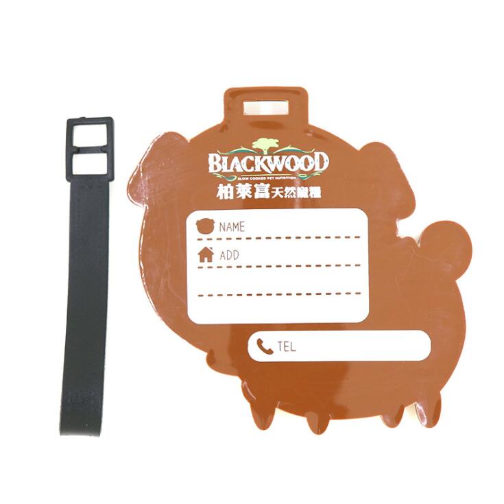 滴胶公仔卡套-3D立体图案卡套行李牌PVC软胶行李牌 (2)