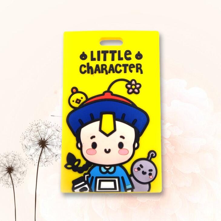 滴胶行李牌-关公关羽行李牌PVC软胶行李牌 (5)