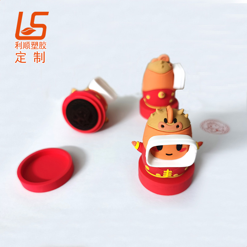 PVC软胶立体公仔印章 立体公仔光敏储油印章