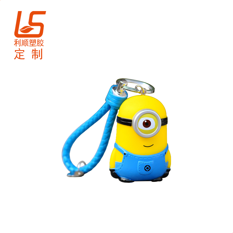 pvc滴胶立体公仔挂件_卡通3D公仔钥匙扣立体公仔挂饰 (2)