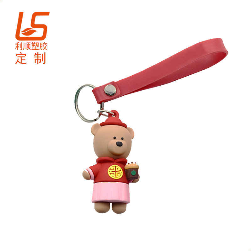 环保高品质pvc立体公仔挂件定制