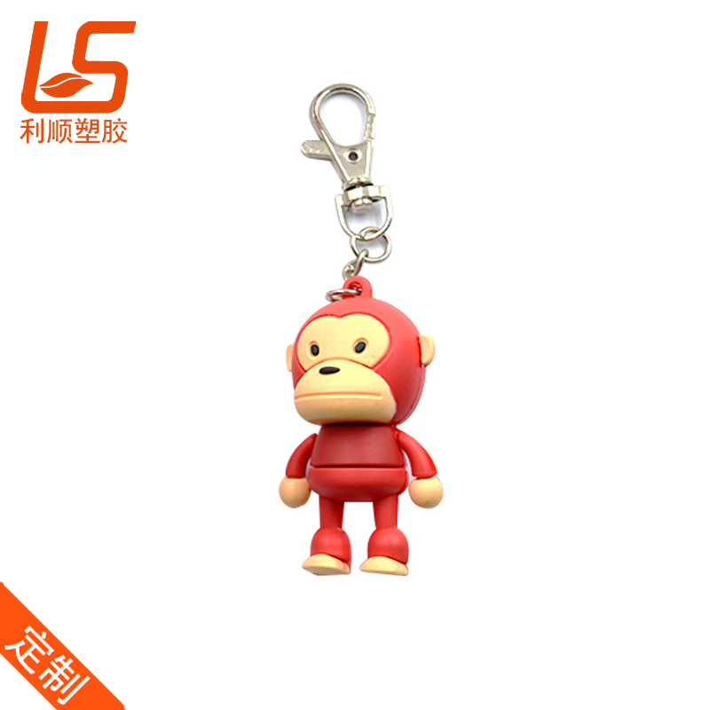 卡通pvc软胶立体公仔挂件_滴胶公仔挂饰