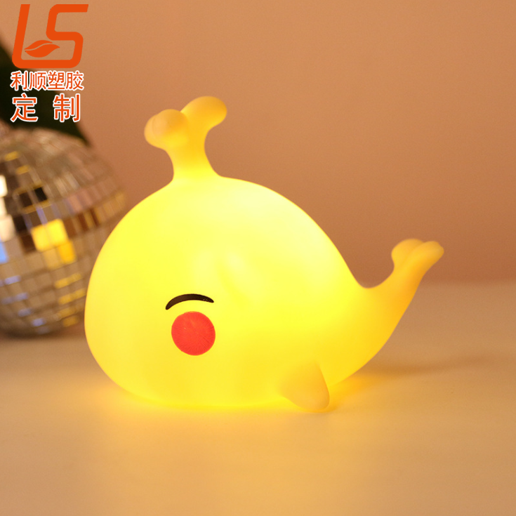 硅胶卡通公仔LED睡眠灯硅胶LED拍拍灯 (1)